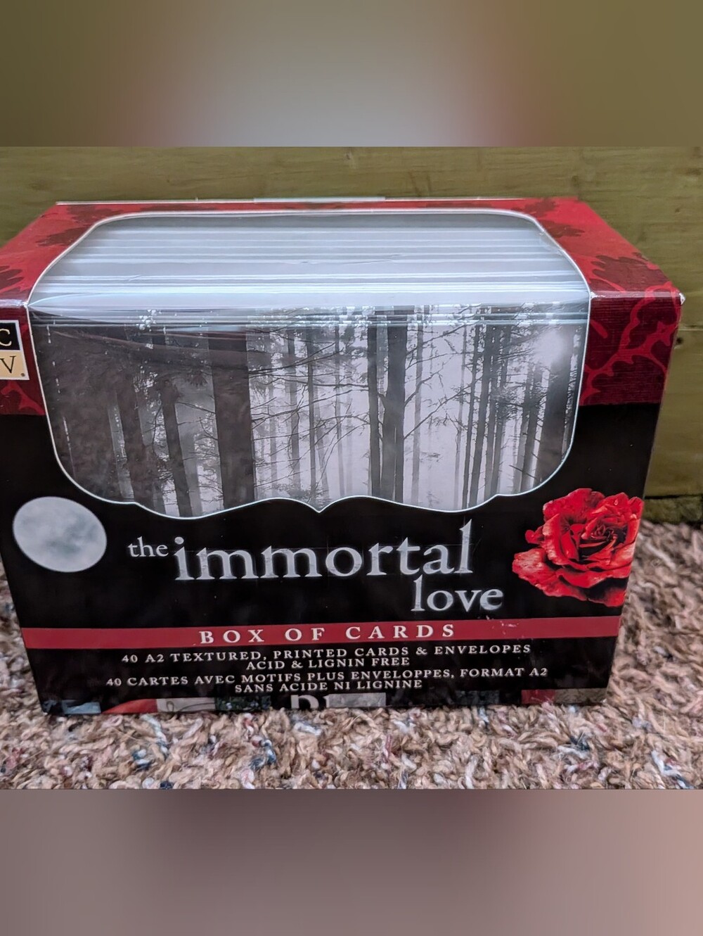 DCWV Immortal Love Gothic Vampire Romance Cards & Envelopes New Sealed